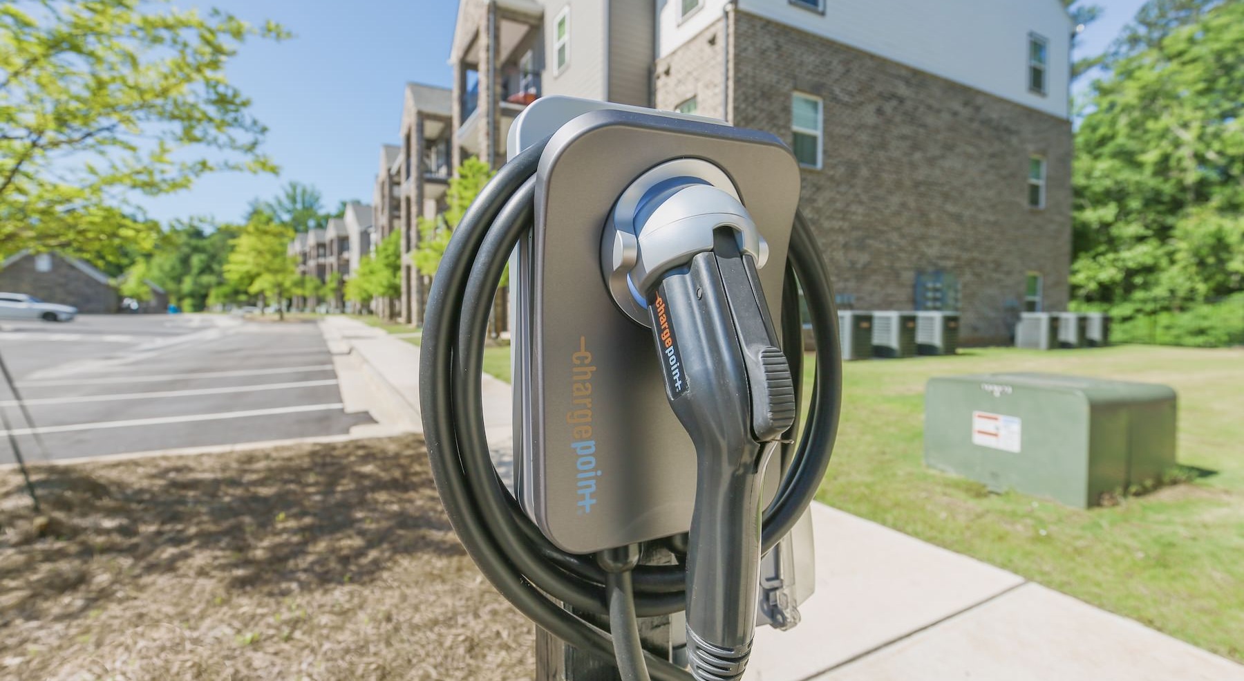 an ev charging station